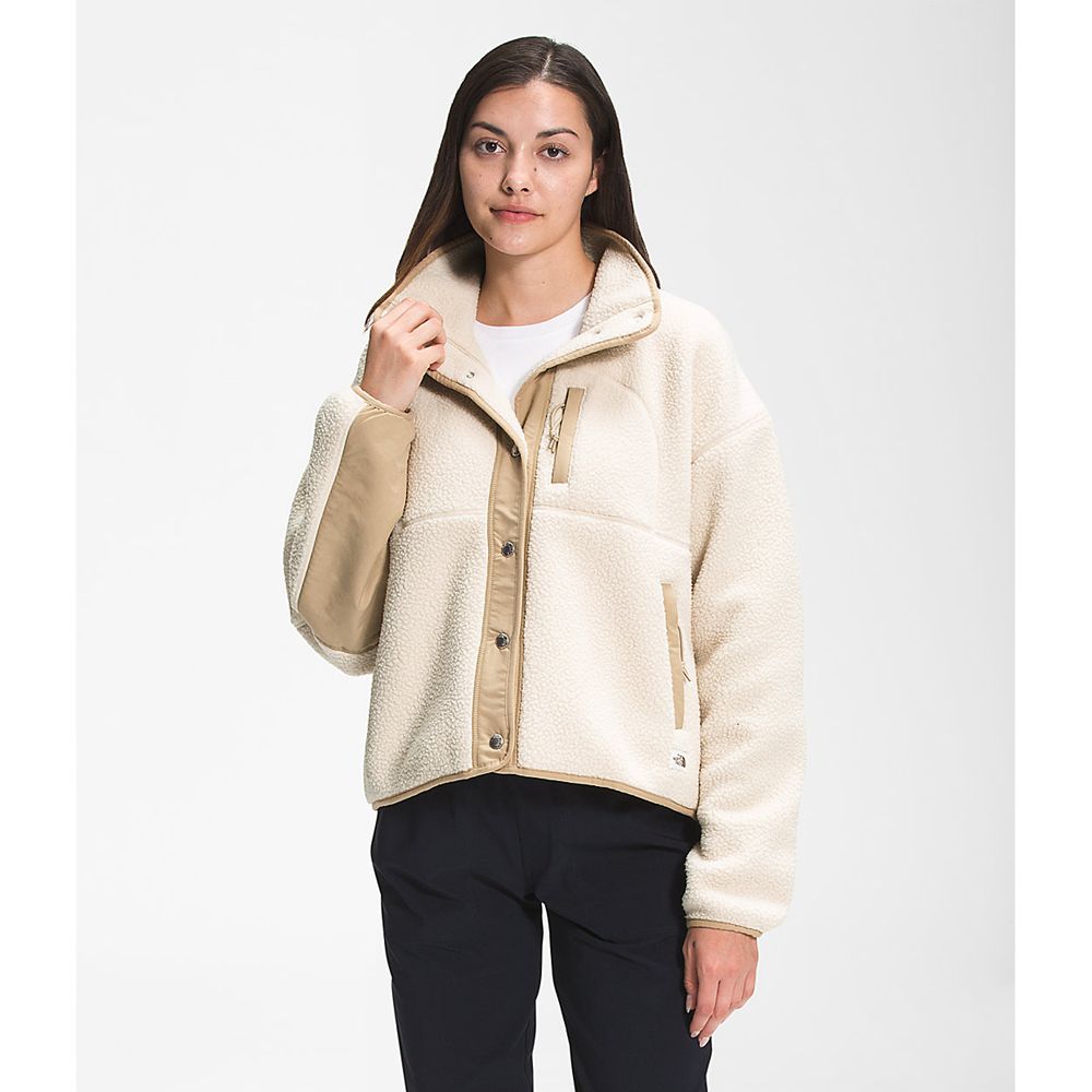 The North Face Fleece Jacket Womens Australia - The North Face Cragmont Beige / Sand / Khaki (WXT-74